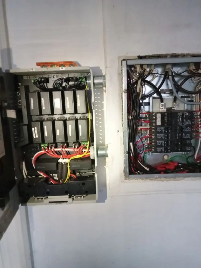 Electrical panel upgrade completed for Security Camera Wiring in Montrose